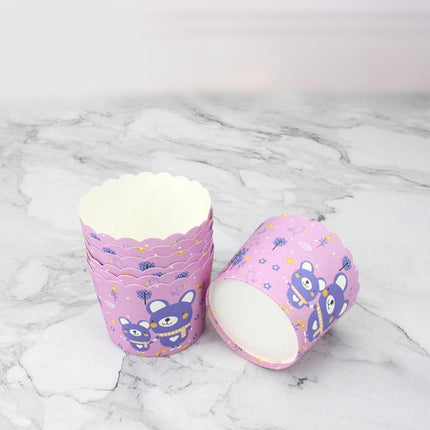 500pcs Colorful Cupcake Muffin Baking Cups Greaseproof Nonstick Paper Liners
