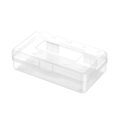 Large Capacity Transparent Plastic Pencil Case Multifunctional Student Art Box