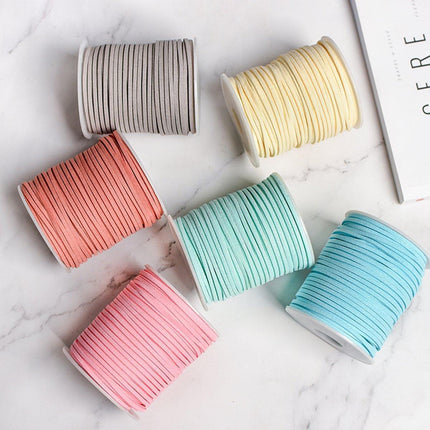 Leather Suede Rope Drawstring Diy Braided Rope Gift Box Packaging Belt