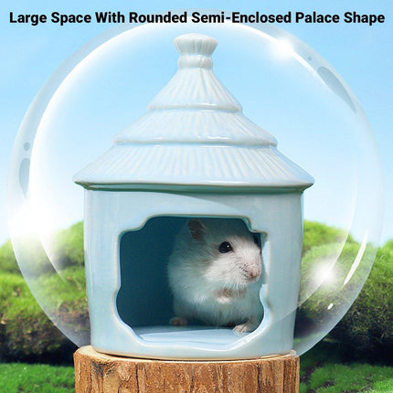 Ceramic Hamster Sleeping Nest Cooling House Summer Shelter Pet Supplies Durable
