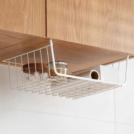 3PCS Hanging Storage Basket Rack Organizer Kitchen Wardrobe Shelf Cabinet Basket