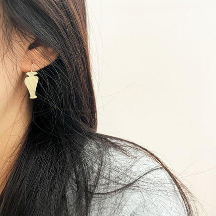 Vintage Vase Star Earrings Simple Everyday Studs Fashion Jewellery Women