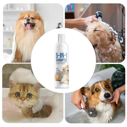 Lavender Scent Pet Shampoo for Cats and Dogs Long-Lasting Fragrance Bath Supplies
