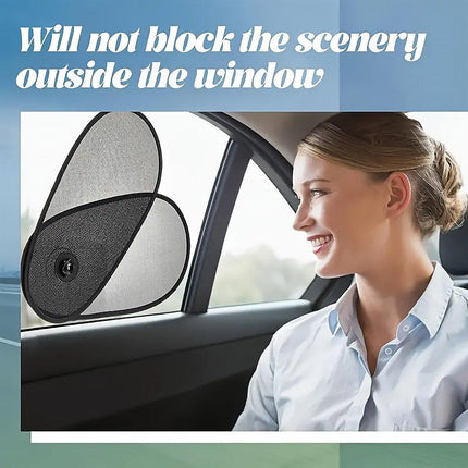 1PC Car Side Window Sun Visor Adjustable Foldable Sun Protection Heat Shield