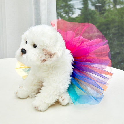 Strappy Pet Skirt Dog Saree Half Skirt Cute Pet Clothing Dress for Dogs Cats