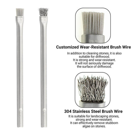 Algae Cleaning Brush for Stone Wood Aquarium Water Grass Landscaping