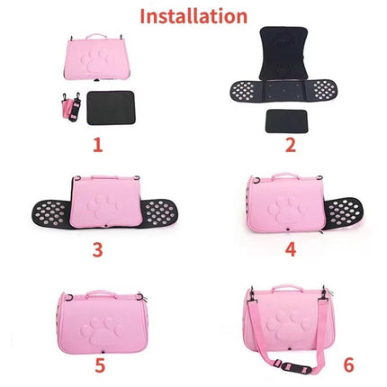 Breathable EVA Pet Travel Bag Portable Shoulder Carrier for Cats Dogs Pet Supply