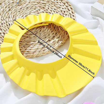 Adjustable Waterproof Shampoo Cap Splash Guard Hat for Bath and Hair Washing