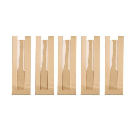 200PCS Transparent Food Greaseproof Bags French Bread Baguette Packaging Pouc - Aimall