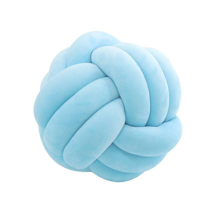 Three-Strand Braided Round Pillow Sofa Cushion Decorative Pillow for Living Room