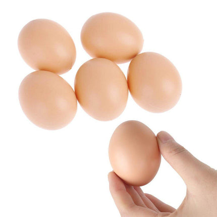 Plastic Painting Eggs DIY Toy Fake Eggs Colourful Drawing Craft Durable Egg