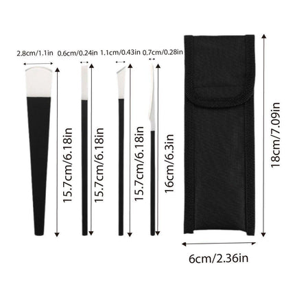 Home Pedicure Knife Set for Callus Removal Dead Skin Peeler Tool with 4 Blades
