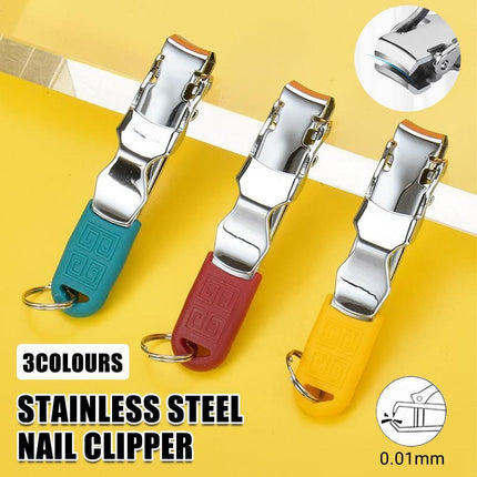 Tricolor Nail Clippers Set Stainless Steel Professional Hand Care Cutter Tool
