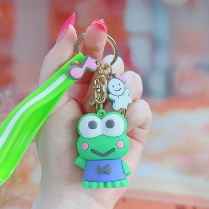 Cute Keychain Cartoon Animation Keyring Melody Kuromi Purin Pendant Accessories AU - Aimall