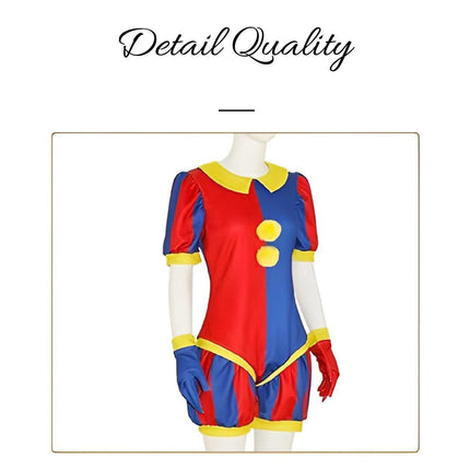 Magical Figures Circus Cosplay Tight Body Costume Pomni Cosplay Halloween Pamni