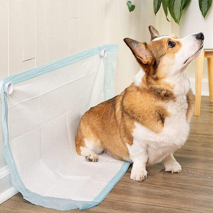 2pcs Dog Pee Pad Holder Wall Mounted Pet Urine Pad Grip Strong Adhesive Non Slip