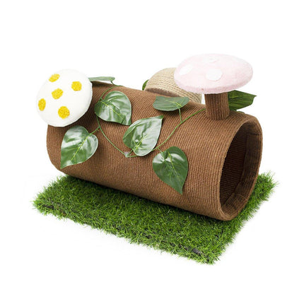 Multifunctional Cat Scratching Board Tree Pet Hut with Hole for Cats and Kittens