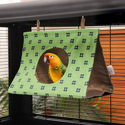 Triangle Hanging Bird Nest Parrot Sleeping Bed Summer Shelter for Other birds