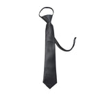 Students' Formal School Uniforms Knot-free Ties Black Plaid Jk Zipper Ties Rope Belts - Aimall