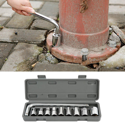 10pcs Wrench Tool Set Multi-Function Auto Repair Machine Hardware Tools Kit