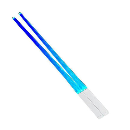Chopsticks Light Up LED Glowing Light Saber Chop Sticks Reusable Lightup Gifts - Aimall
