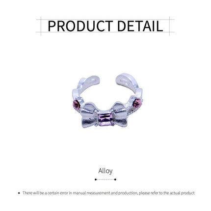 Adjustable Open Finger Ring Elegant Design Fashion Jewellery for Women Gifts