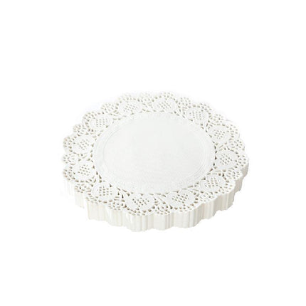 250pcs Baking Parchment Paper Flower Design Kitchen Oil Absorbing Cake Liners