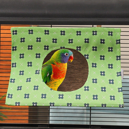 Triangle Hanging Bird Nest Parrot Sleeping Bed Summer Shelter for Other birds