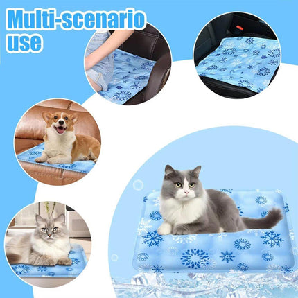 Cooling Ice Mat for Pets Summer Dog and Cat Cooling Pad Comfortable Pet Bed
