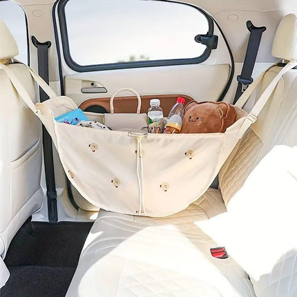 Car Seatback Storage Organizer Multi Function Rear Seat Hanging Storage Bag