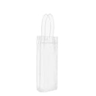 100x PVC Transparent Gift Tote Bag with Snap Button for Packaging - Aimall