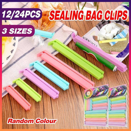 Plastic Sealing Bag Clip Sealer Clamp Kitchen Storage Food Snack Chips Seal Tool - Aimall