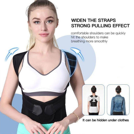 Adjustable Back Posture Corrector Support Belt for Unisex Hunchback Correction
