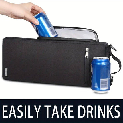 Portable Insulated Golf Cooler Bag Cold Storage Beverage Ice Bag for Cans Drinks