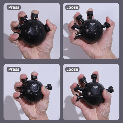 Finger Grip Hand Exerciser Stress Relief Grip Ball Wrist Strengthener Trainer
