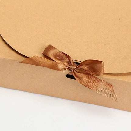 Square Ribbon Gift Box Creative Butterfly Design Chocolate Candy Packaging
