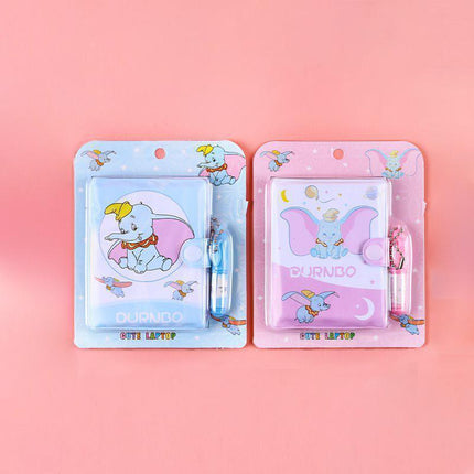 Mini Notebook with pen Cute Pattern Kid Stationery Paper Random - Aimall