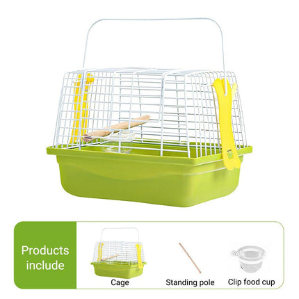 Portable Parrot Exterior Cage Small Bird Cage Outdoor Flight Cage for Pets