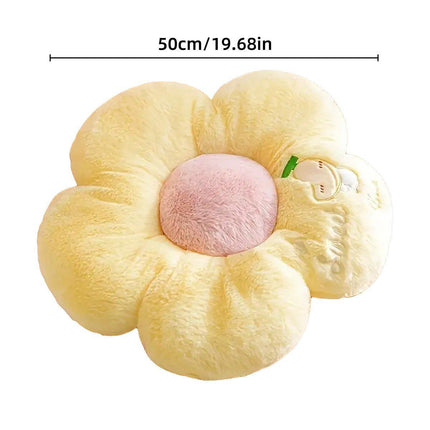Cute Sunflower Floor Cushion Soft Chair Pad Summer Office Student Seat Pillow