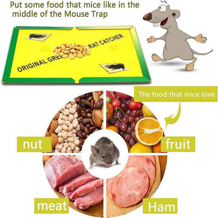 Up To 100X Mouse Trap Rat Mice Mouse Trap Board Snare Catcher Board Pad - Aimall
