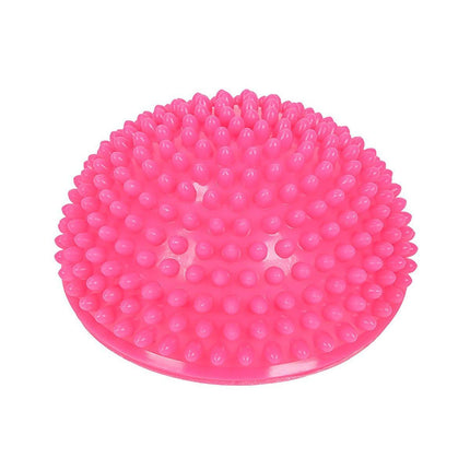 Spiky Massage Ball PVC Half Round Yoga Exercise Foot Hand Cushion