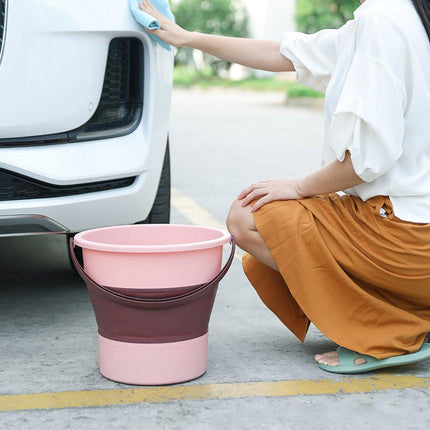 Telescopic Water Bucket for Car Washing Fishing Household Foot Soaking Thickened
