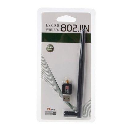 802.11AC AC600 USB WiFi Wireless Adapter Dongle WPS 5GHz Dual Band 5dBi Antenna - Aimall