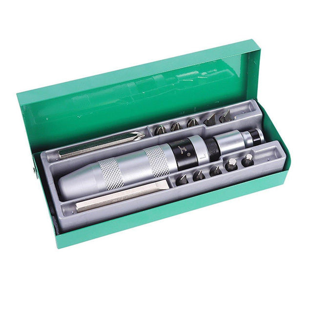 13PCS Manual Impact Driver Set 1/2 Inch Reversible Hand Screwdriver Bits Tool