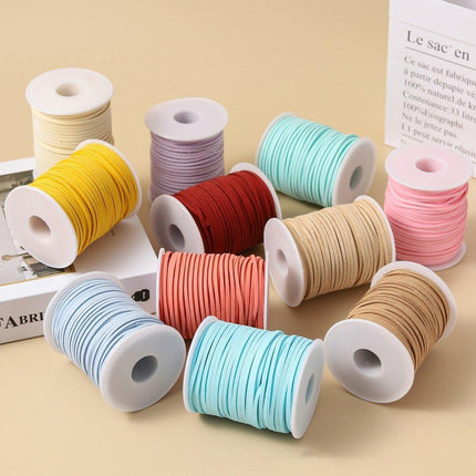 Leather Suede Rope Drawstring Diy Braided Rope Gift Box Packaging Belt