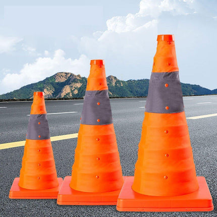Folding Reflective Traffic Barrier Cone for Road Emergency and Expansion Control