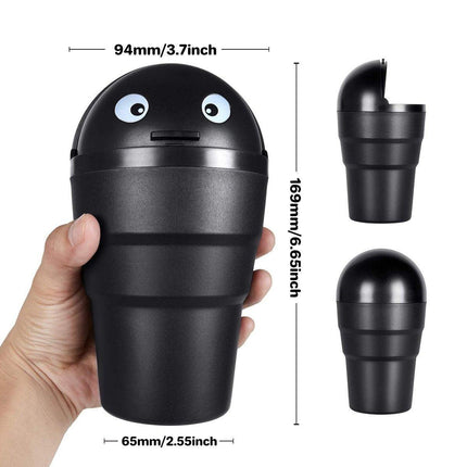 3pcs Car Trash Can Portable Cute Garbage Bin for Car Waste Storage Container