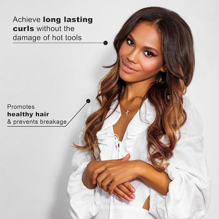 6Colours Heatless Curling Rod Foam Set Lazy Overnight Hair Rollers Big Waves Tool