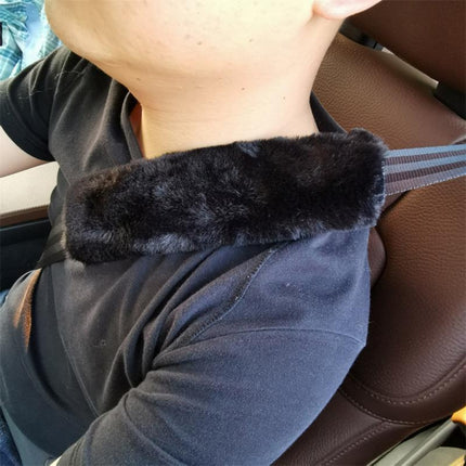2pcs Car Seat Belt Strap Pad Soft Harness Shoulder Cushion Cover Protector - Aimall