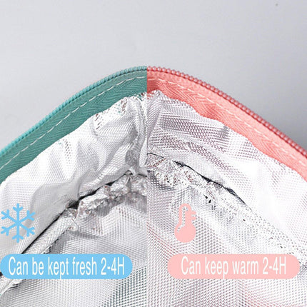 Large Capacity Lunch Bag Outdoor Picnic Aluminum Foil Portable Thermal Bag - Aimall